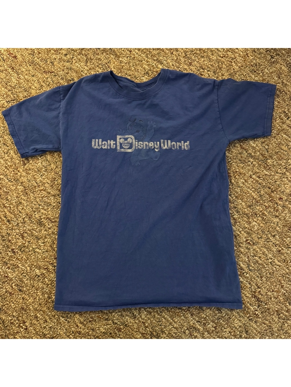 Walt Disney World Stitch Short Sleeve Graphic T-Shirt Blue Size XL